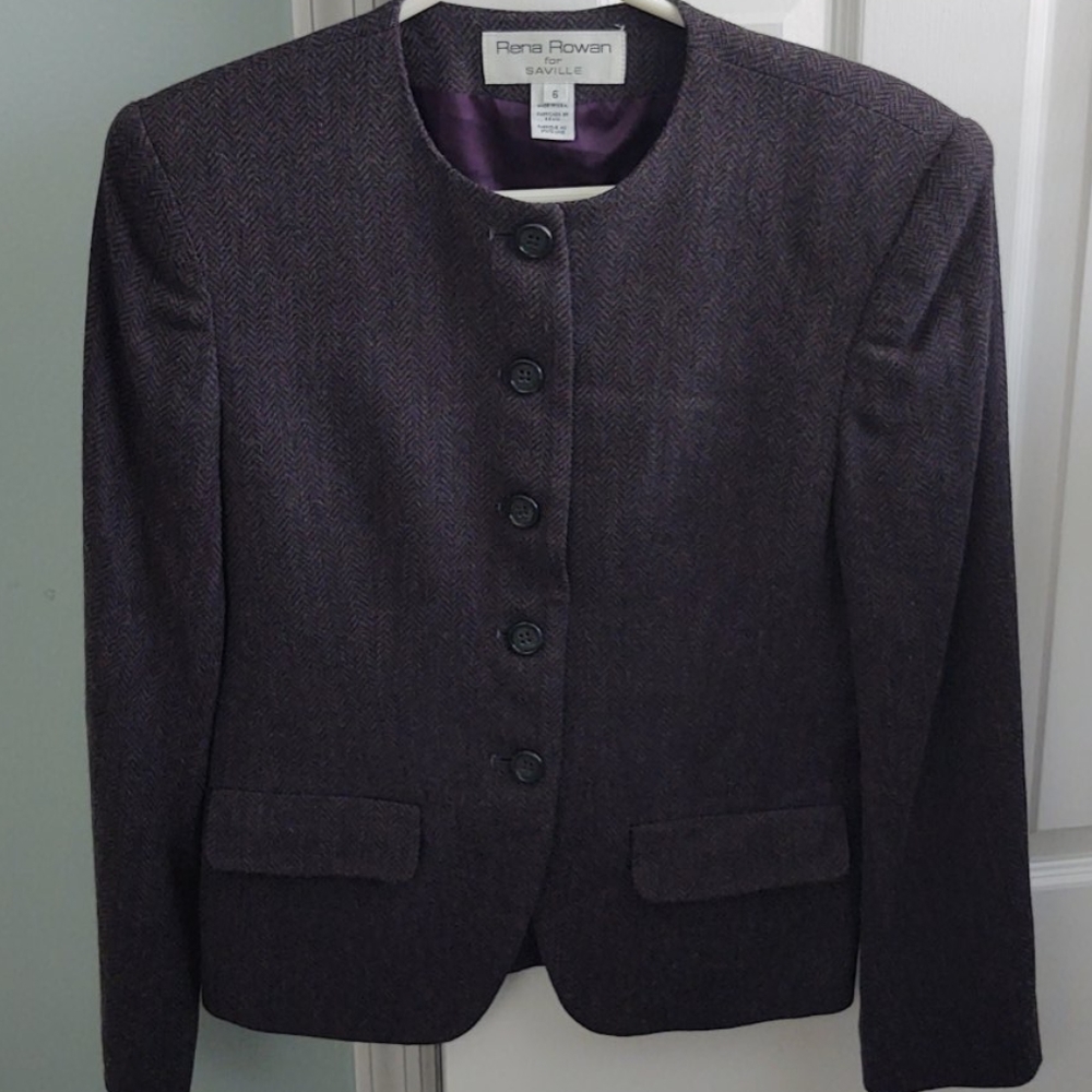 💓2FOR$8💓Rena Rowan grey & navy dress jacket
